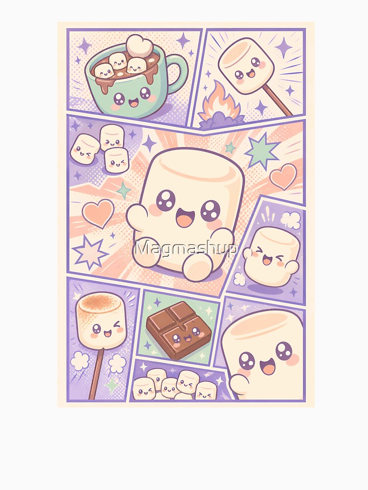 Kawaii Marshmallow Pop Panels by Magmashup