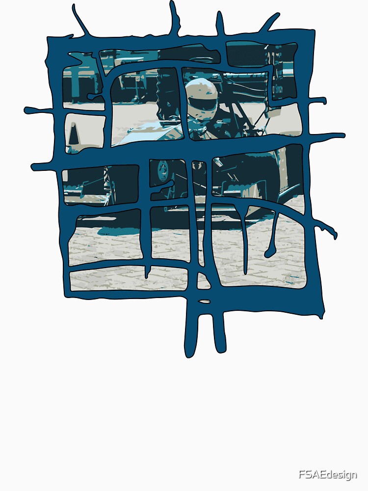 Formula Student blue abstract window by FSAEdesign