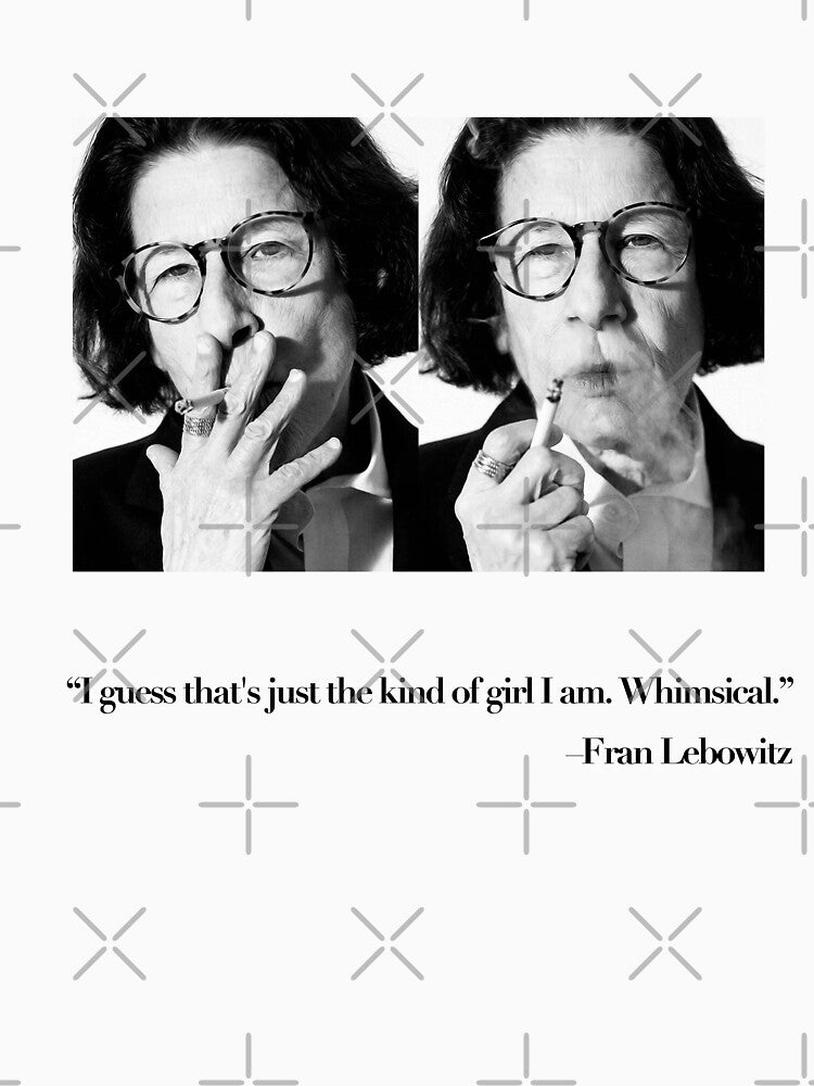 Fran Lebowitz: Whimsical by PopCultureArtShop