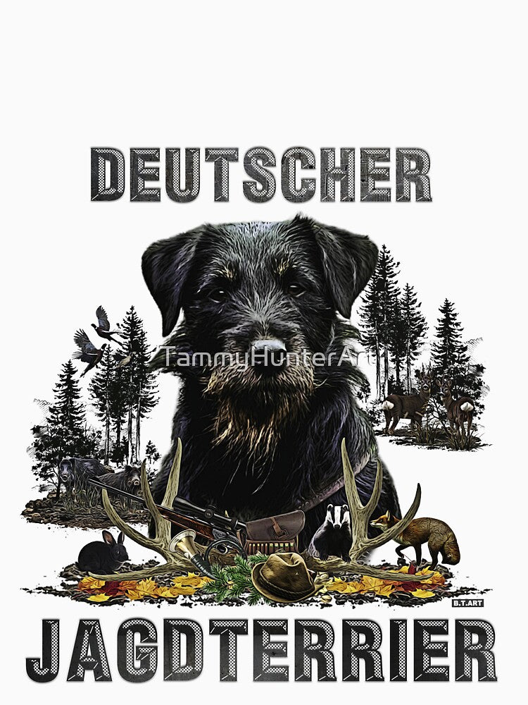Jagdterrier -  versatile hunting dog by TammyHunterArt