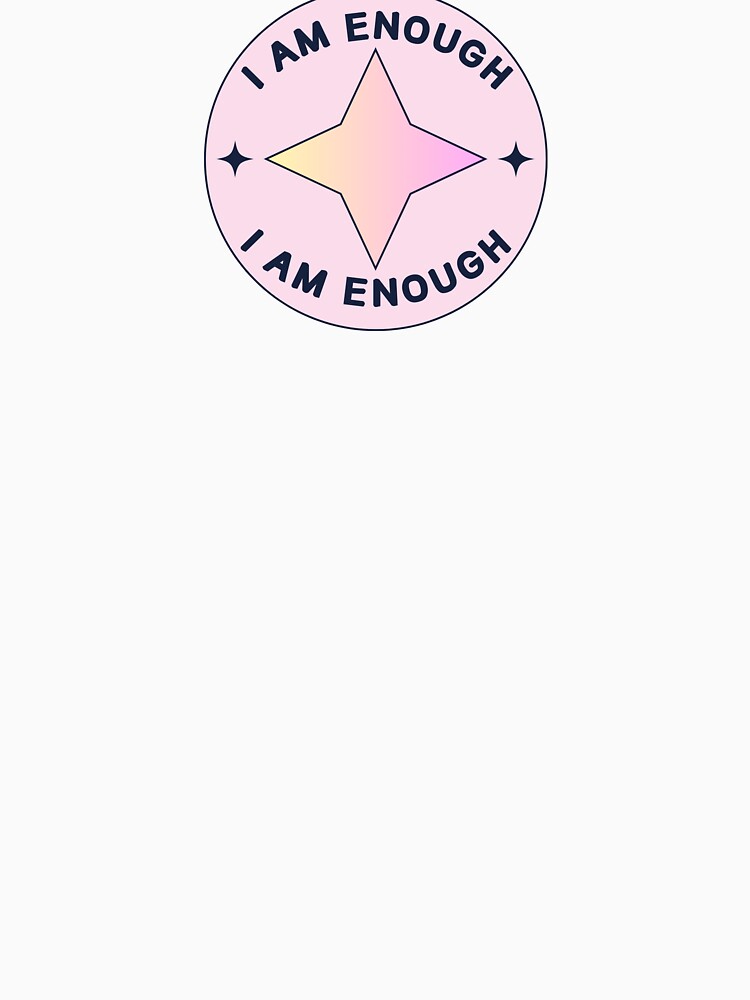 I AM ENOUGH Affirmation Sticker Design by yamiletb141