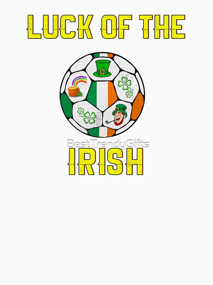 Ireland Flag Soccer Ball - Luck of the Irish by BestTrendyChoices