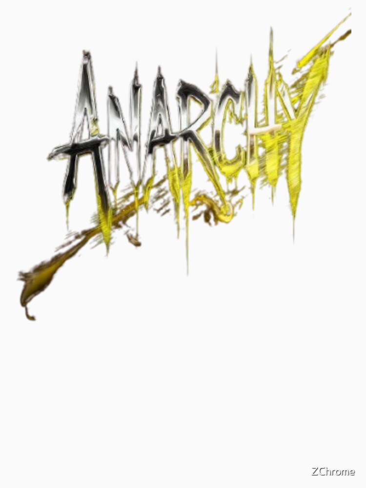 Anarchy – Neo-Y2K Chrome Streetwear Typography by ZChrome