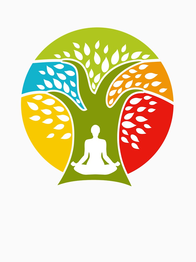 Meditation under Tree Yoga by Khushi Graphics