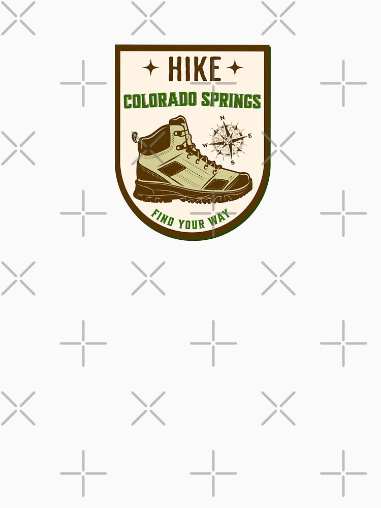 Hike Hiker Hiking Colorado Springs Colorado by CattlettArt