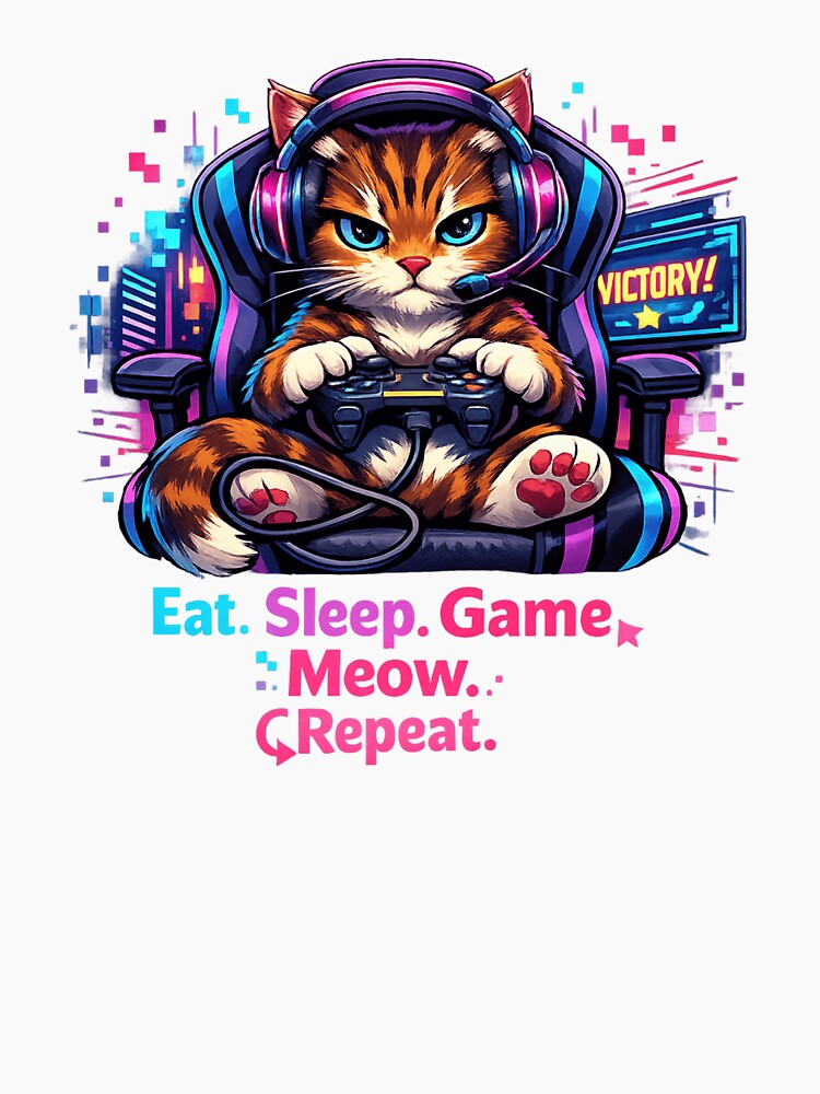 Gamer cat by 1PRINTORA1