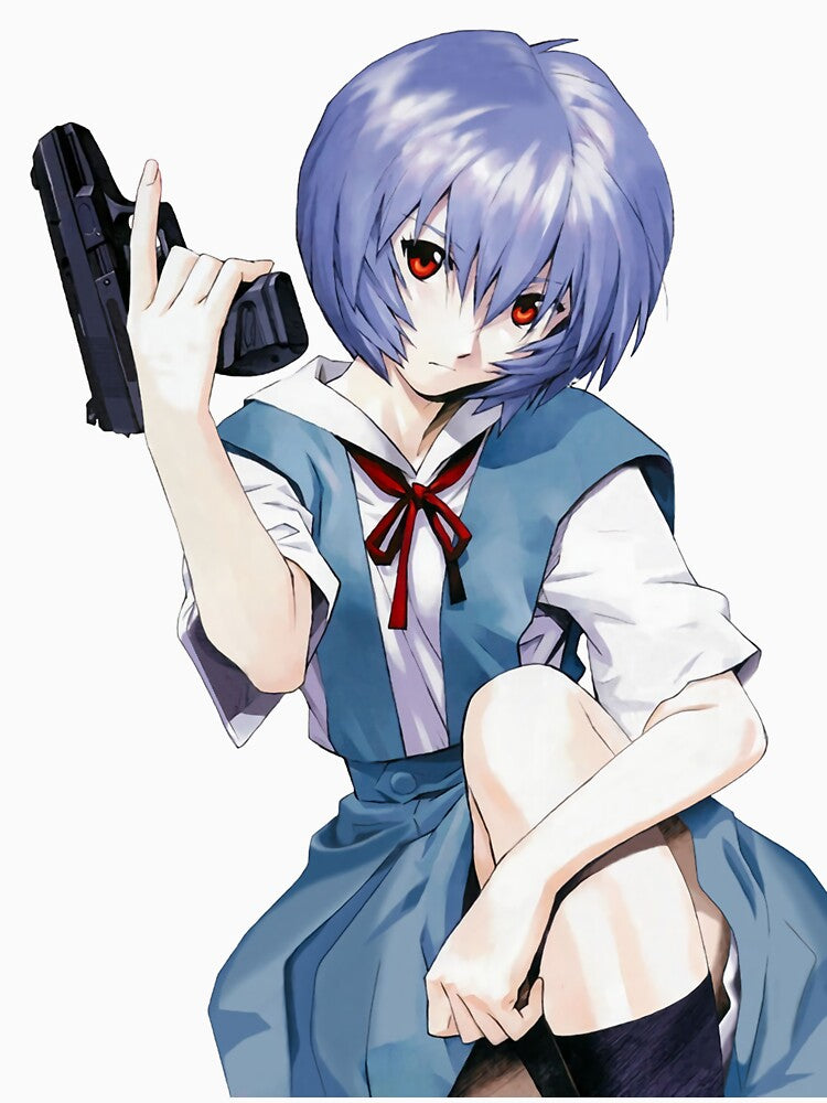 Rei with gun by The Waffle Stand