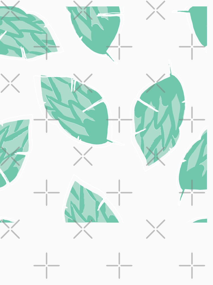 Green Leaves pattern - leaf art. by earthlingsmerch