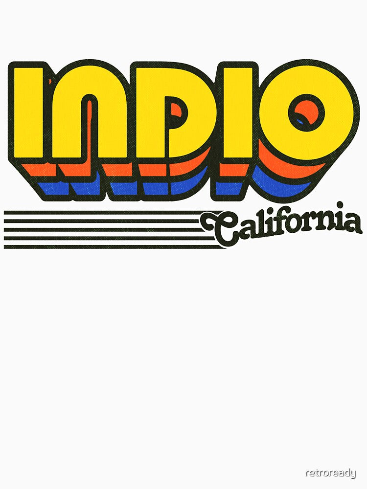 Indio, California | Retro Stripes by retroready