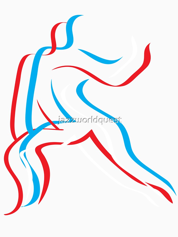 Colorful Stylish Yoga Pose by jazzworldquest
