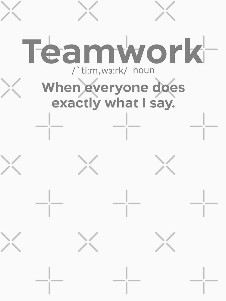 Teamwork quote grey by EdimQuotes