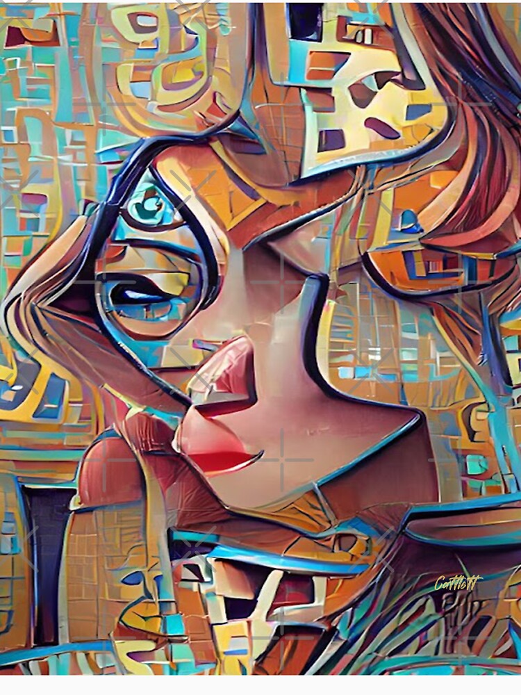Modern Abstract Art  - Cubism - Abstract Art by CattlettArt