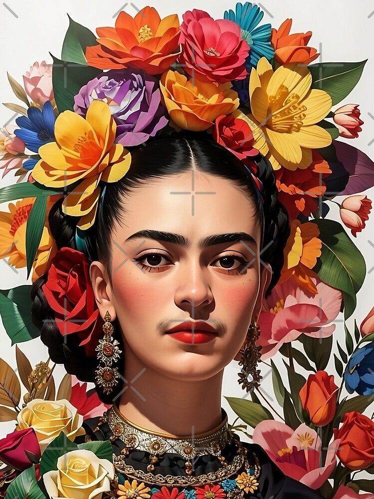 Frida Khalo "All the Flowers" by vsartmaking