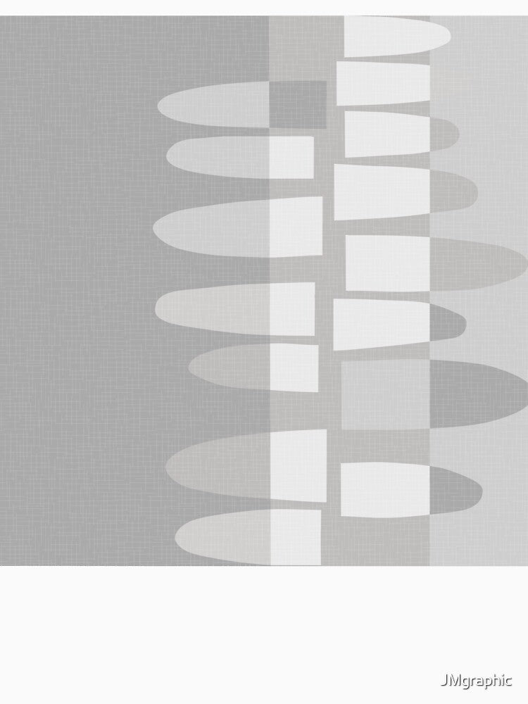 MCM abstract - light gray by JMgraphic Unisex , , , Long Sleeve Tee