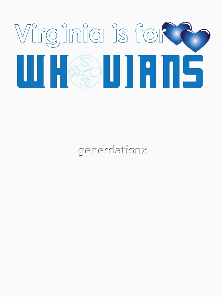 Virginia is for Whovians (Blue) by generdationx