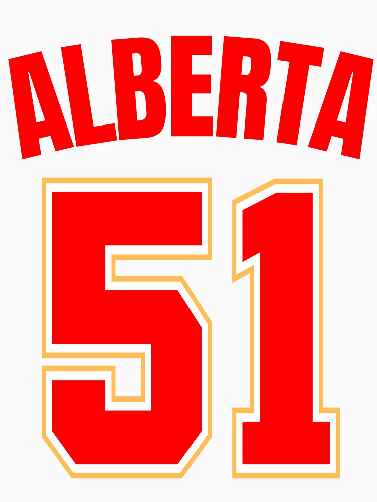 Alberta 51 Jersey Tee by Silence Scream Studio