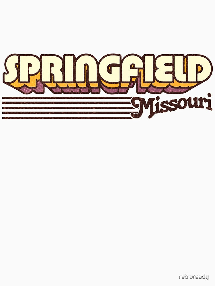 Springfield, Missouri | Retro Stripes by retroready