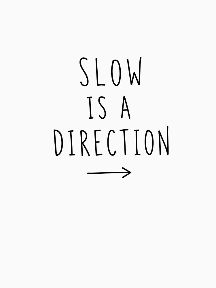 Slow is a Direction | Running Humor by Earn Your View Trail Company
