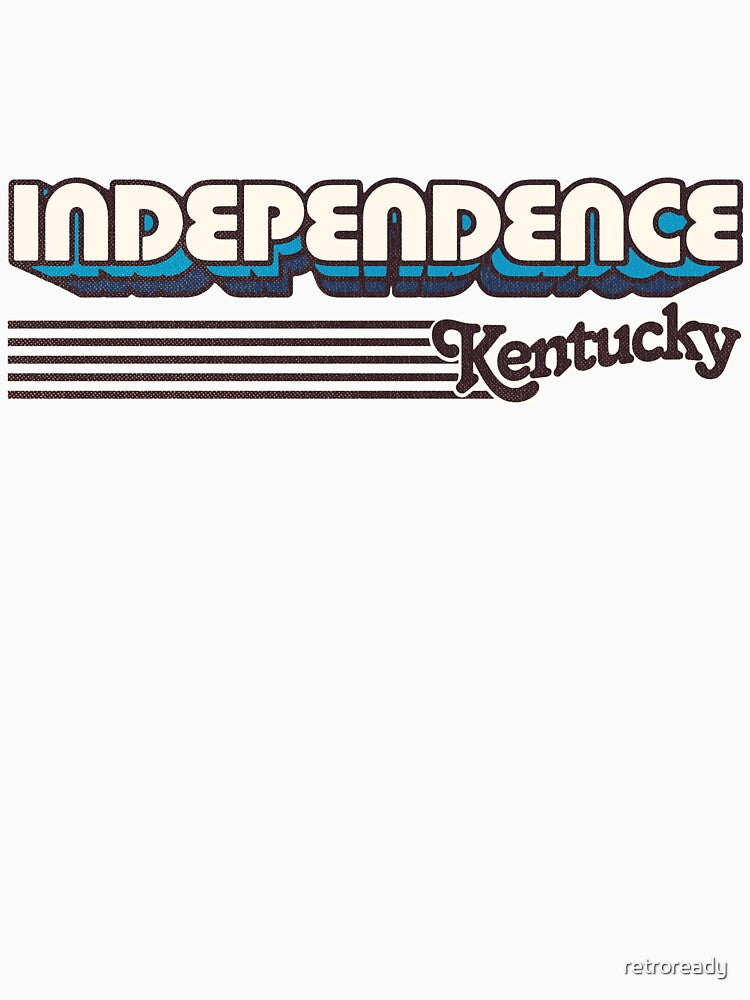 Independence, Kentucky | Retro Stripes by retroready