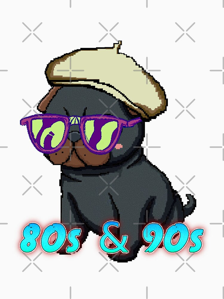 Retro style is back: Dog 80s 90s by PopDigital