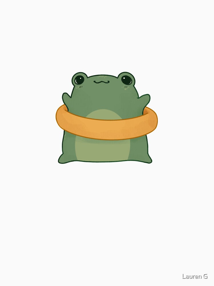 pool party frog by Lauren G