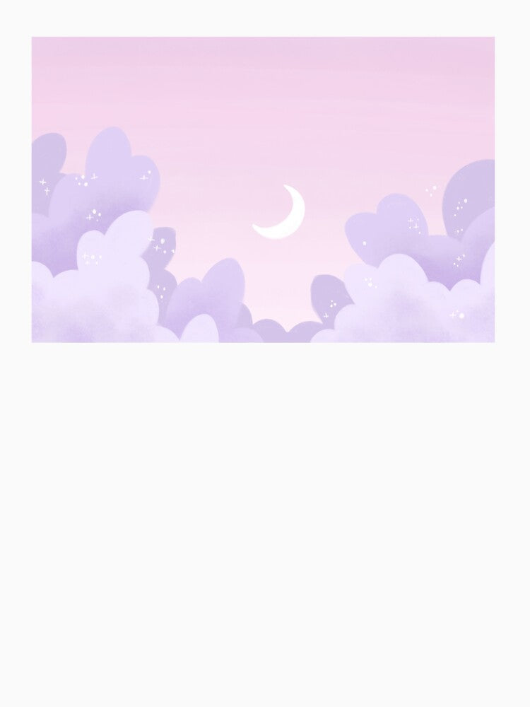 Dreamy purple sky by hey-evie-arts