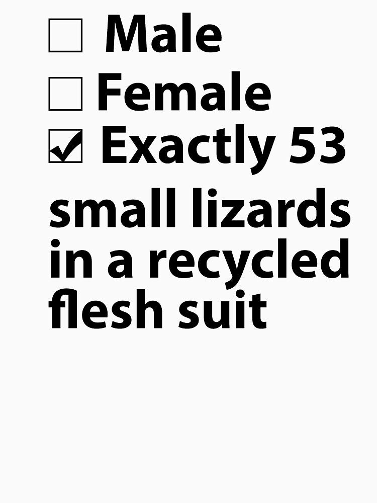 No Gender, Only Lizards by Evelyusstuff