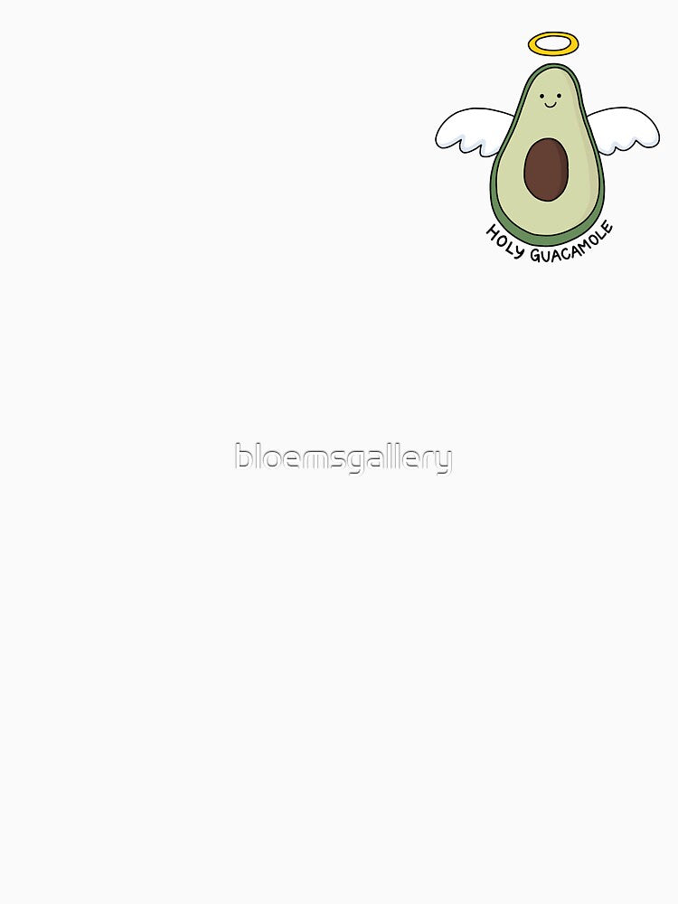 'Holy Guacamole' Avocado Illustration by bloemsgallery