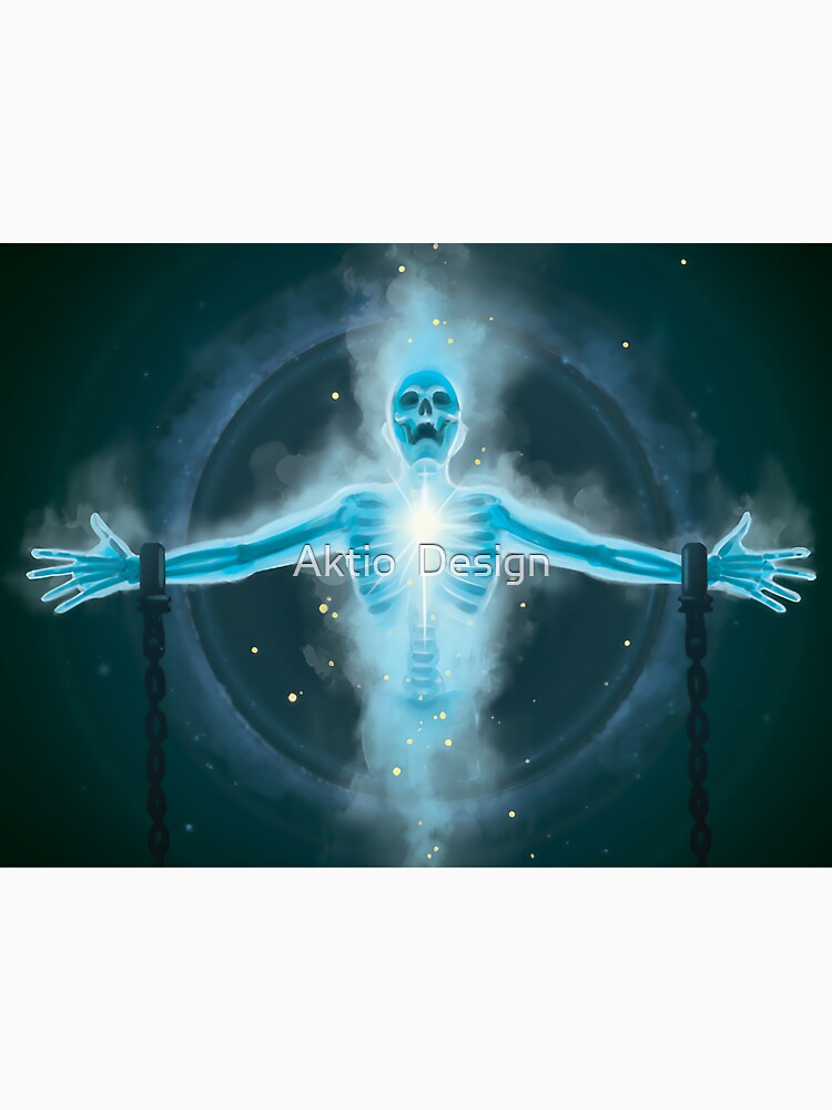A shackled ghost skeleton by Aktio  Design
