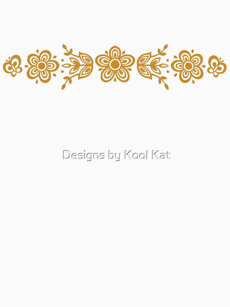 Vintage Pyrex Butterfly Gold on White Design by Designs by Kool Kat