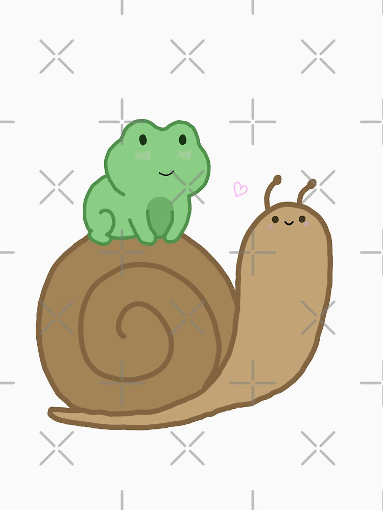 Frog and Snail Pals by MeghanVirginia