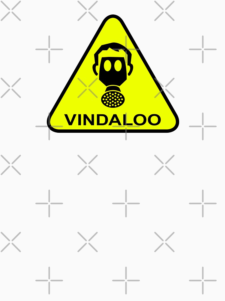 Vindaloo Gas Mask Funny Warning Sign by CreativeTwins