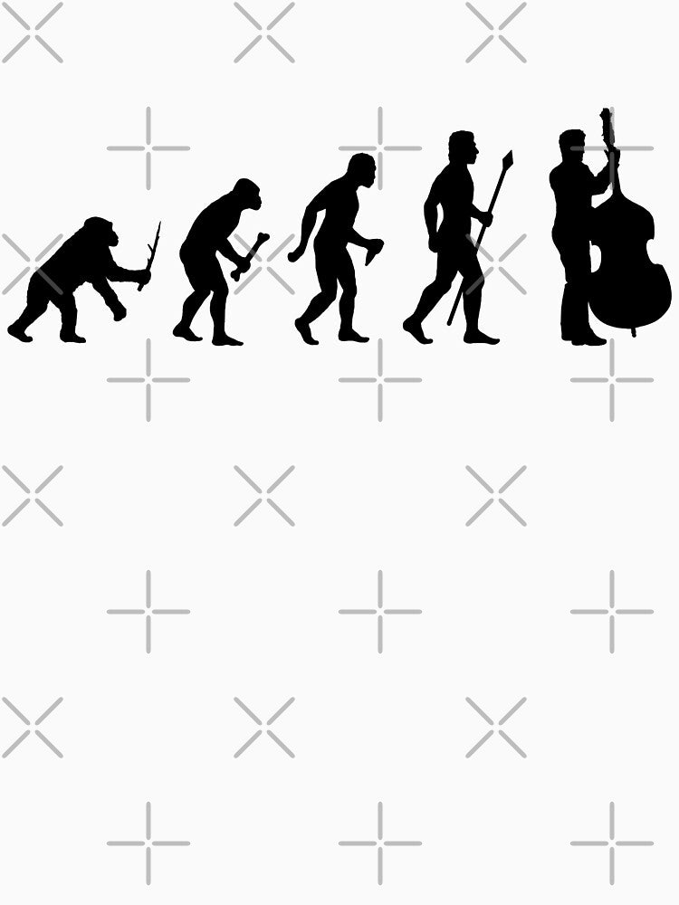 Double Bass Evolution Silhouette by BeyondEvolved