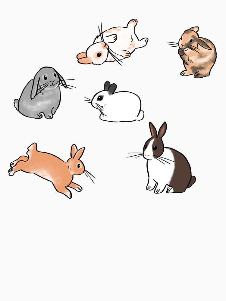 Bunnies by Nicolle  A