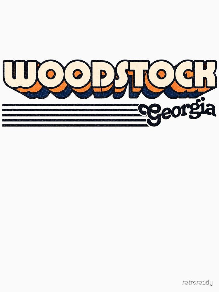 Woodstock, Georgia | Retro Stripes by retroready