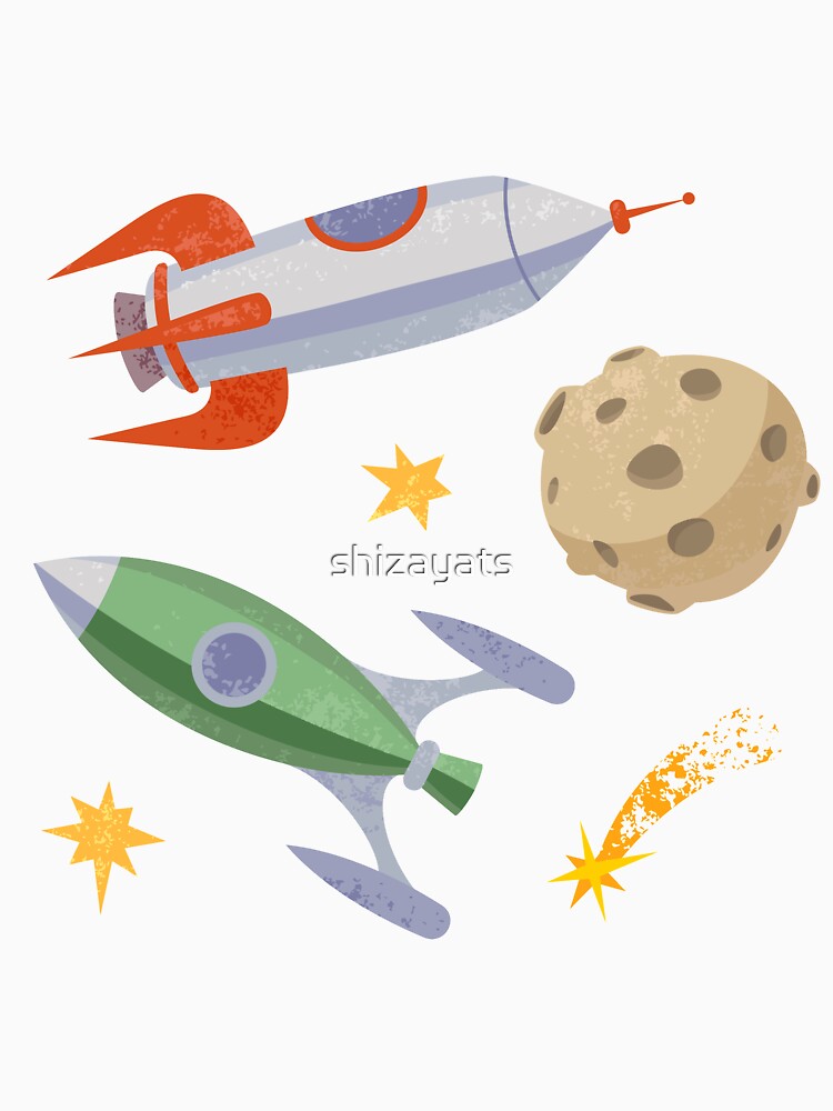 Retro spaceships by shizayats