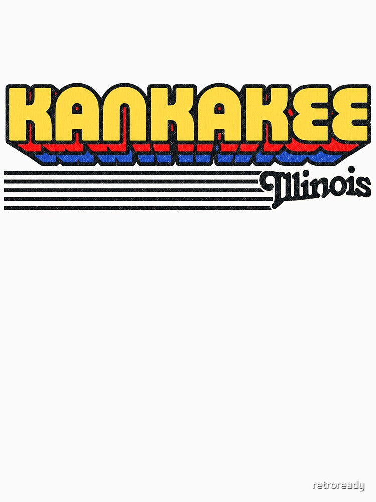 Kankakee, Illinois | Retro Stripes by retroready