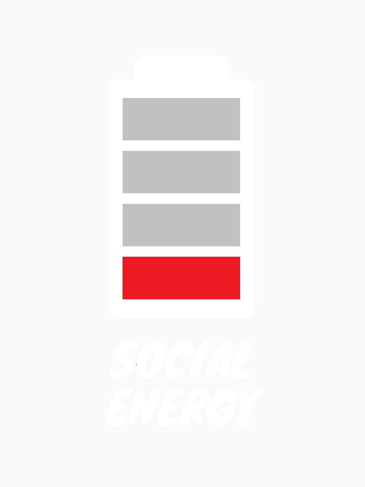 Social Energy - Low Battery by wordist