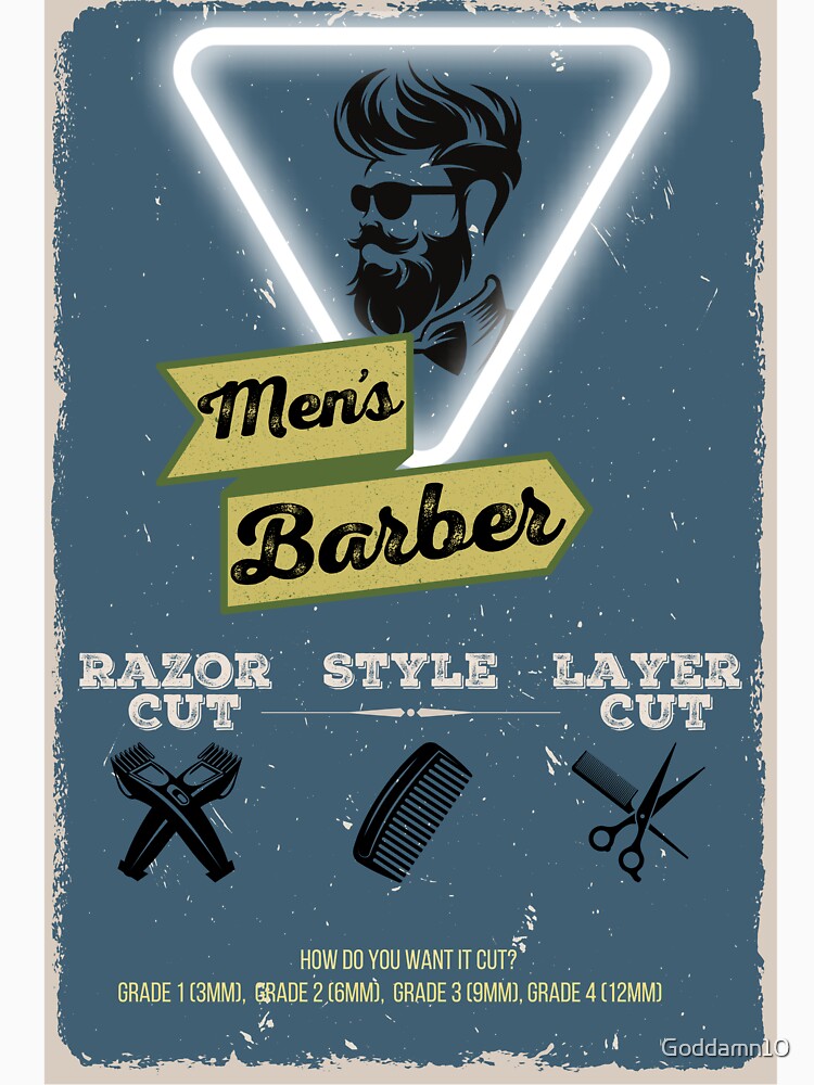 Mens barber shop by Goddamn10