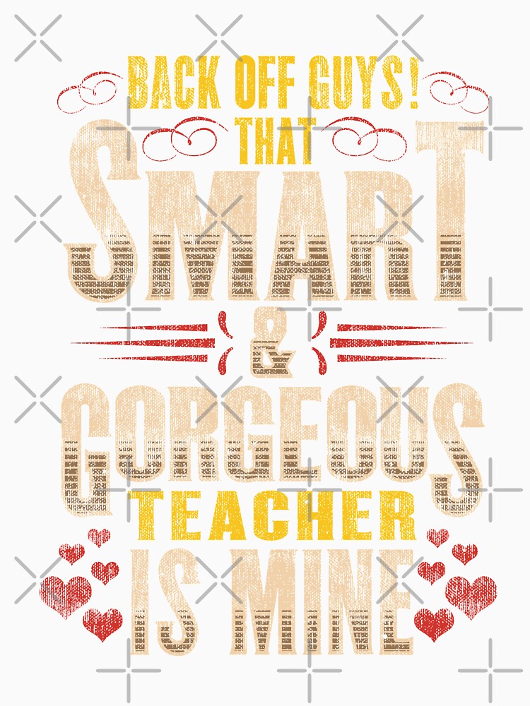 Teacher Romantic Gift Boyfriend Girlfriend by Dapperly Tees