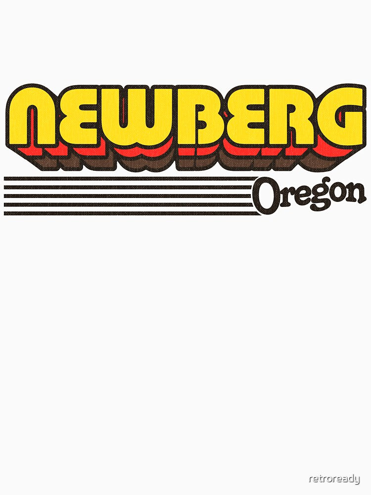Newberg, Oregon | Retro Stripes by retroready