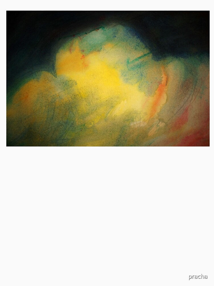 Yellow Clouds by pracha Unisex , , , Long Sleeve Tee