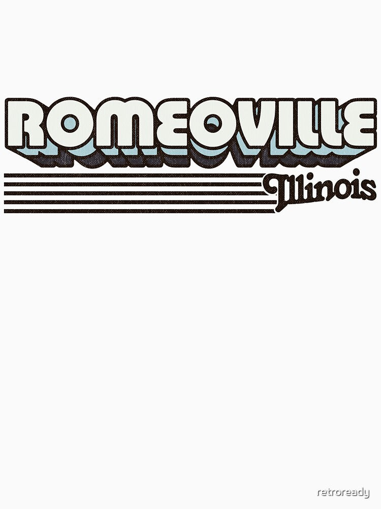 Romeoville, Illinois | Retro Stripes by retroready