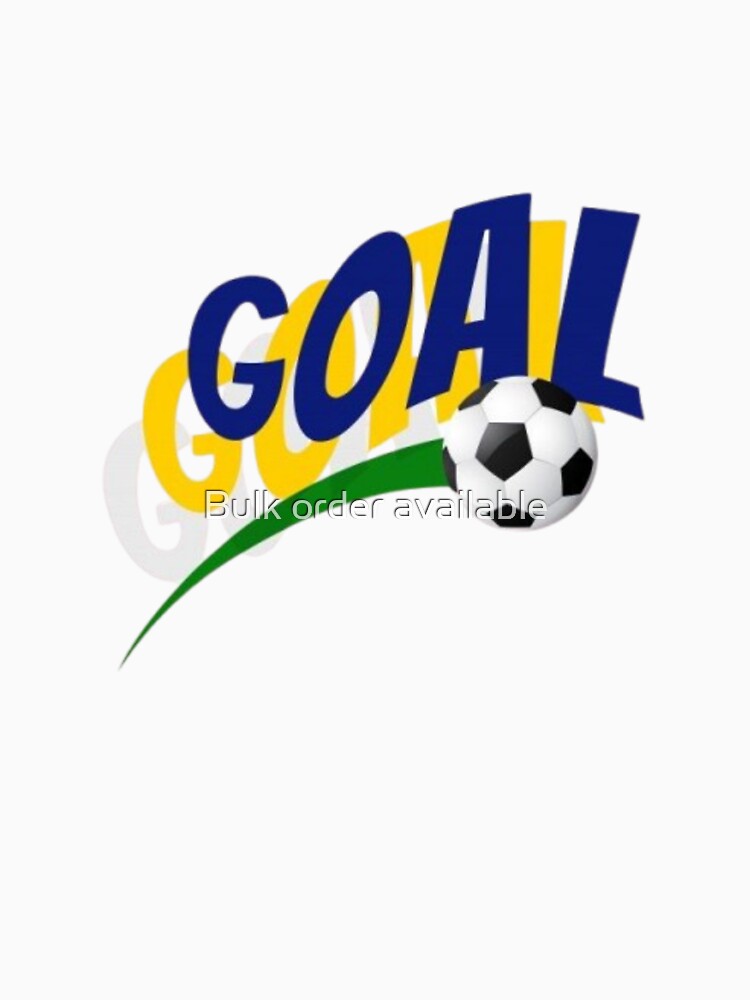 Dynamic "GOAL" Typography with Soccer Ball Illustration by Bulk order available Unisex , , , Long Sleeve Tee