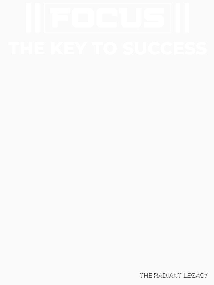 Focus – The Key to Success | Minimal Motivation Typography by THE RADIANT LEGACY