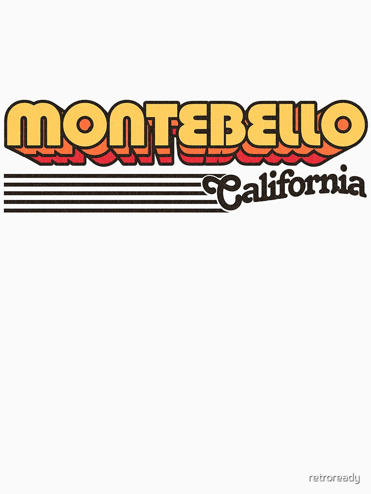 Montebello, California | Retro Stripes by retroready
