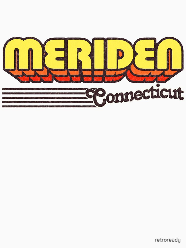 Meriden, Connecticut | Retro Stripes by retroready