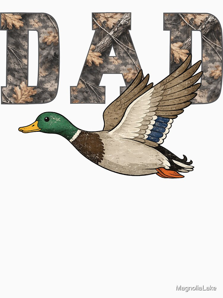 Dad Camo and a Flying Duck by MagnoliaLake
