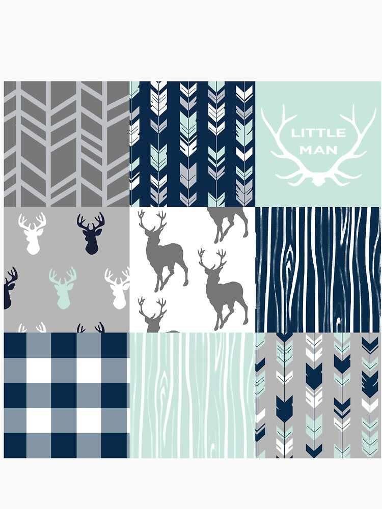 Little Man Deer Hunting Plaid by AlyssoCharm