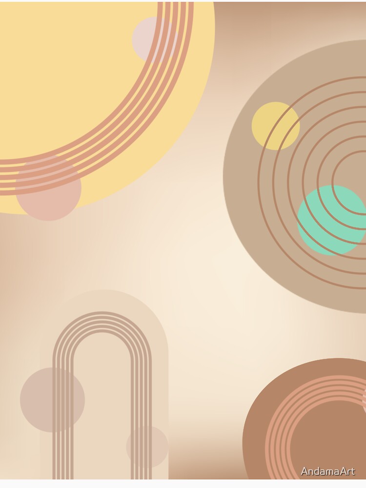 Circles and lines by AndamaArt